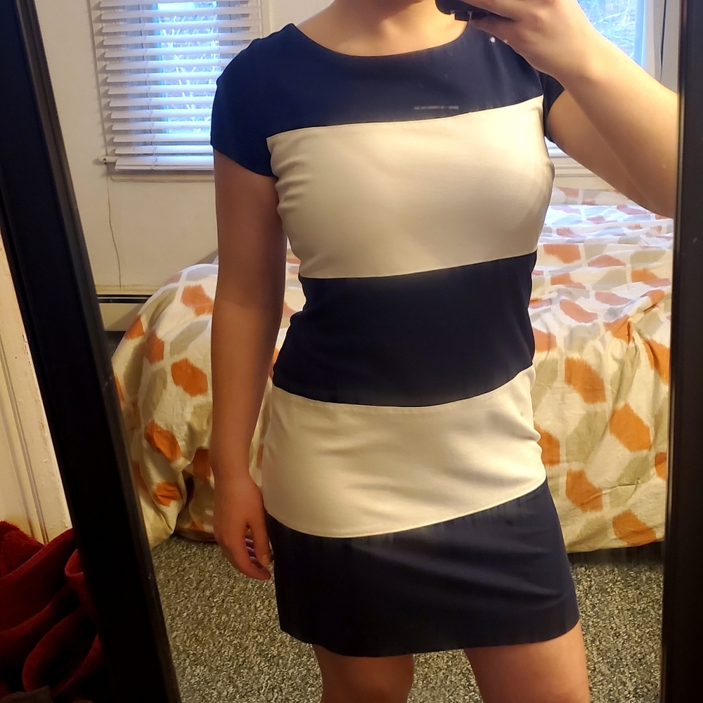 Banana Republic Colorblock Dress Sz 6
